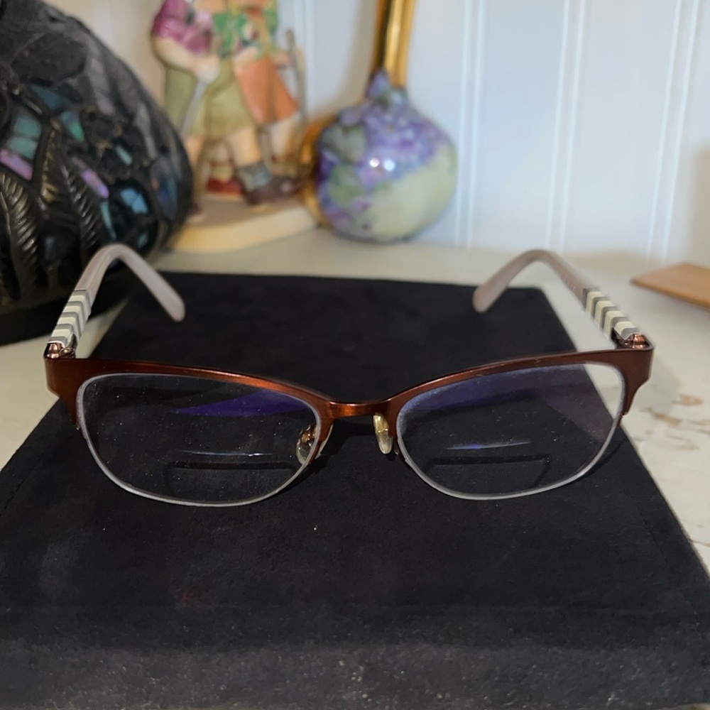 Kate Spade Valary eyeglass frames bronze & gray